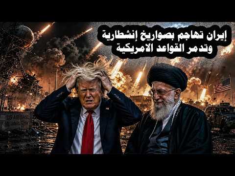 إيران تهاجم بصواريخ إنشطارية وتدمر القواعد الأمريكيةوترامب يهدد بضرب الجسورومحطات الكهرباء وحرب برية