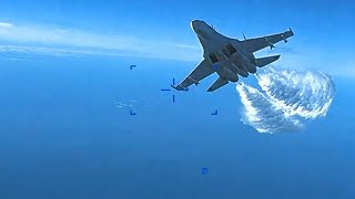 Two Russian Su-27 aircraft conduct 'unsafe' intercept of US MQ-9 drone