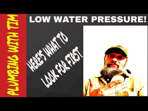 What causes low water pressure?