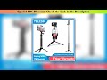 Discount TELESIN Aluminum Alloy Selfie Stick Extendable Handheld Telescope Pole Monopod Tripod Moun