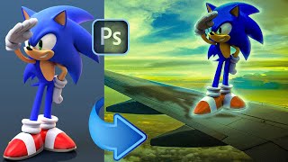 Sonic Photoshop Manipulation Tutorial |Quick edit screenshot 3