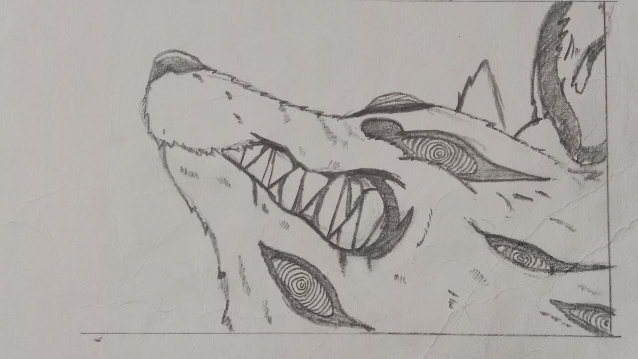 How to draw Devil fox🦊 From chainsaw man (step by step)