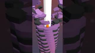 Stack Ball Android Game ball and  rolling ball game blues and black games MITRAGAMING VIDEO STATUS screenshot 1