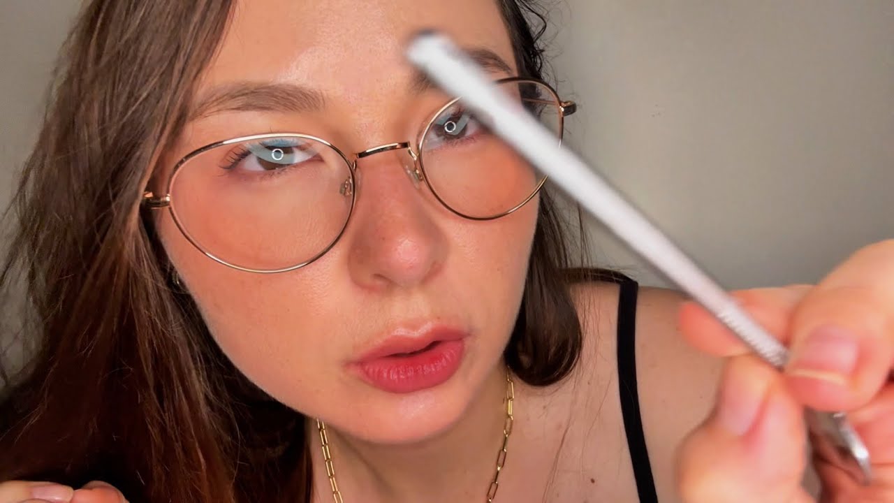 ASMR tracing your face and examining it closely 🙂