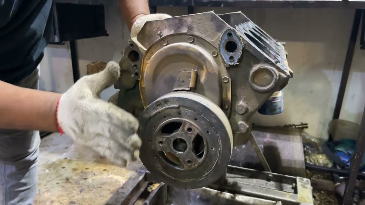 كابرس وجمس كلاسك توضيب وصيانة محرك قديم 350 الجزء الاول