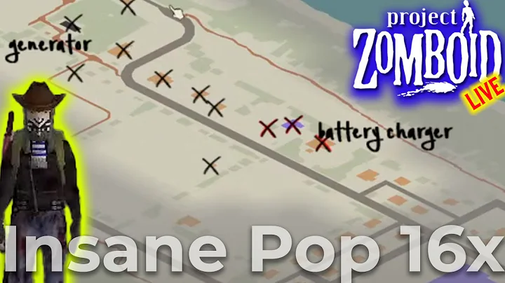 Project Zomboid World Record Most Kills Challenge! | No Mods (vanilla) |16x Pop | 25