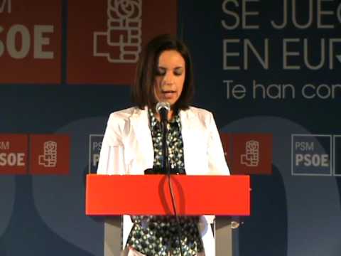 Mitin en Torrejn: Helvia Rosendo