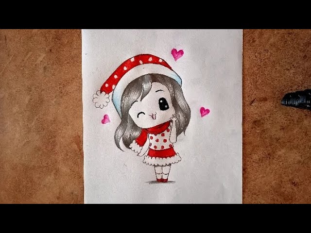 How to draw MERRY CHRISTMAS in 3d - YouTube