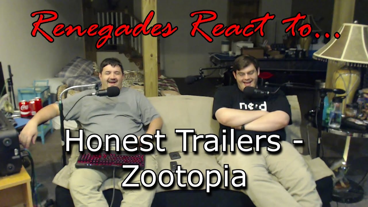 Renegades React to... Honest Trailers - Zootopia honest trailers guardians of the galaxy