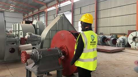 How to assemble a heavy duty Induced and draft centrifugal fan blower -2 (ZIBO DECENT MACHINERY)