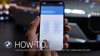 Как управлять дверями с электроприводом в BMW серий 7 и i7 с помощью приложения My BMW. screenshot 2