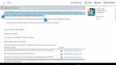 Windows 7 and Windows Server 2008 users MUST SEE! (KB 3024777)