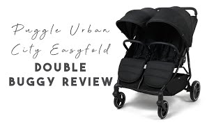 PUGGLE URBAN CITY EASYFOLD TWIN PUSHCHAIR REVIEW | Double Buggy Pushchair Review screenshot 4