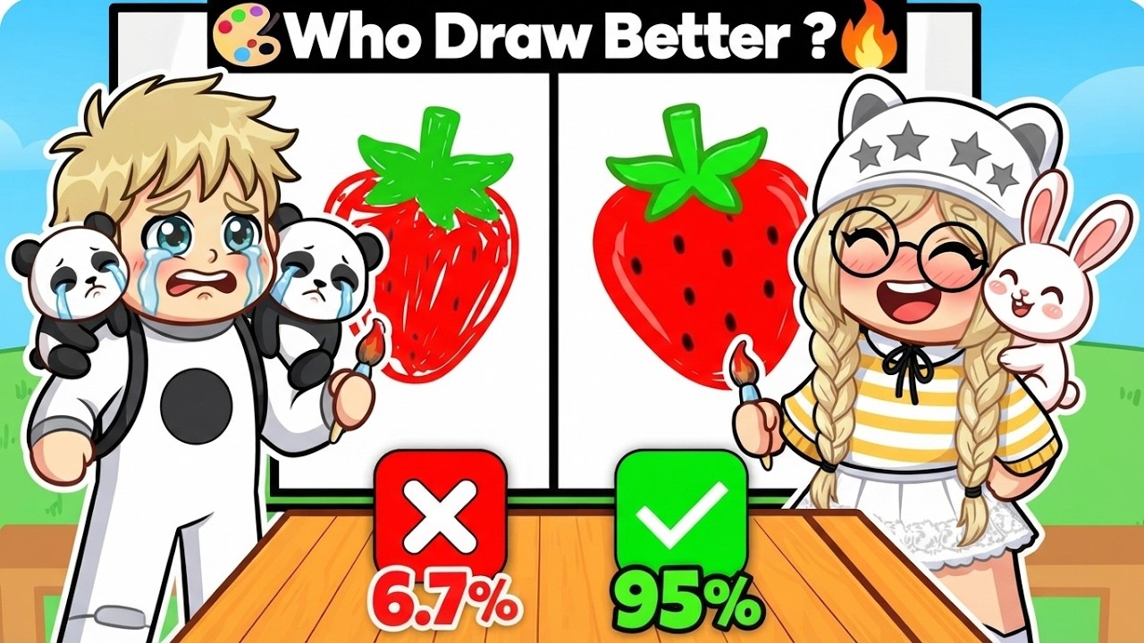 Pagandahan ng DRAWING sa Roblox DRAW IT BETTER...