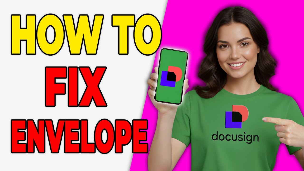 How To Fix DocuSign Envelope Stuck Pending [Updated Method 2026] - YouTube