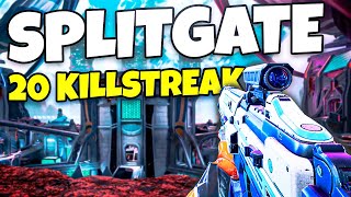 *NEW* SPLITGATE BETA GAMEPLAY (20 KILL STREAK) - 75