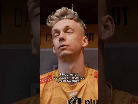 Kiedy jesteś po ostatnim treningu przez Świętami 🕺 | Energa Trefl Gdańsk #Shorts