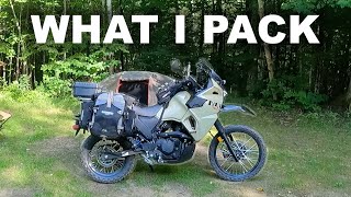 What I Pack For Long Motorcycle Travel  Gear Breakdown