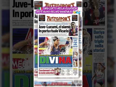 Video ?? SARA CURTIS NELLA LEGGENDA: ORO E NUOVO RECORD MONDIALE! ??