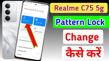 How to change pattern lock in Realme c75 5g | Screen lock | Realme c75 me password kaise change kare