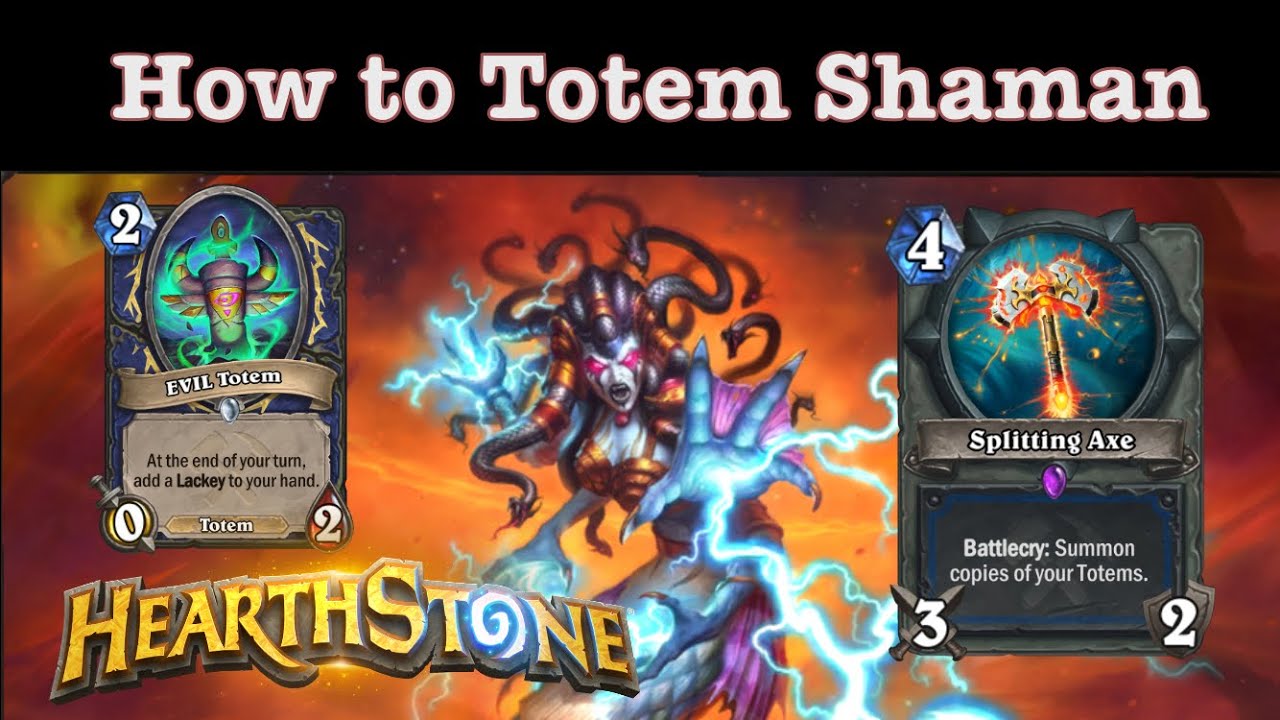 How To Play Totem Shaman Hearthstone Overload Totem Shaman Deck Youtube