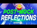 Postmock reflections  gcse advice gcse gcsetips