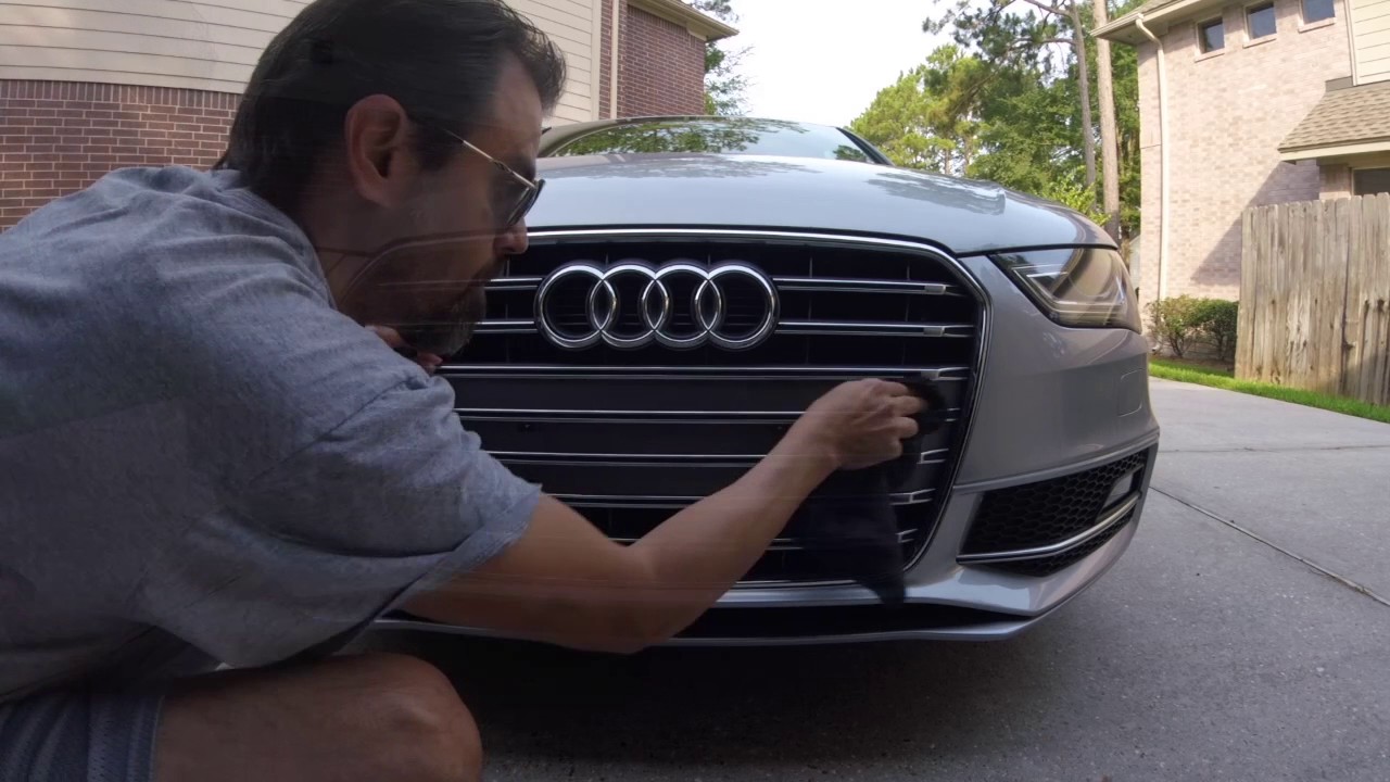 Audi Q 5 Front License Plate Bracket Removal