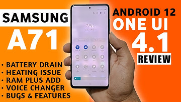 SAMSUNG A71 Android 12 / One Ui 4.1 Update Review : Bugs, Over Heating, Voice Changer & More #A71