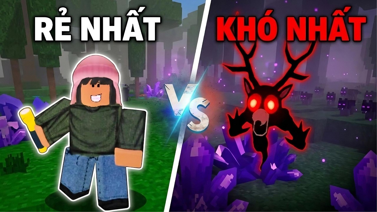 Thử Thách Dùng Class Rẻ Nhất Chiến Thắng Chế Độ Khó Nhất.99 Nights In The Forest.