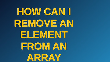 Unix: How can I remove an element from an array completely?