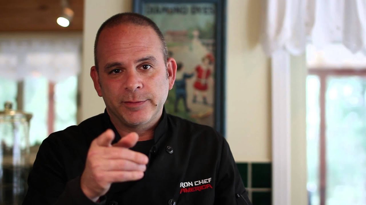 Iron Chef America Cuisine 90 second Demo Chef Anthony YouTube