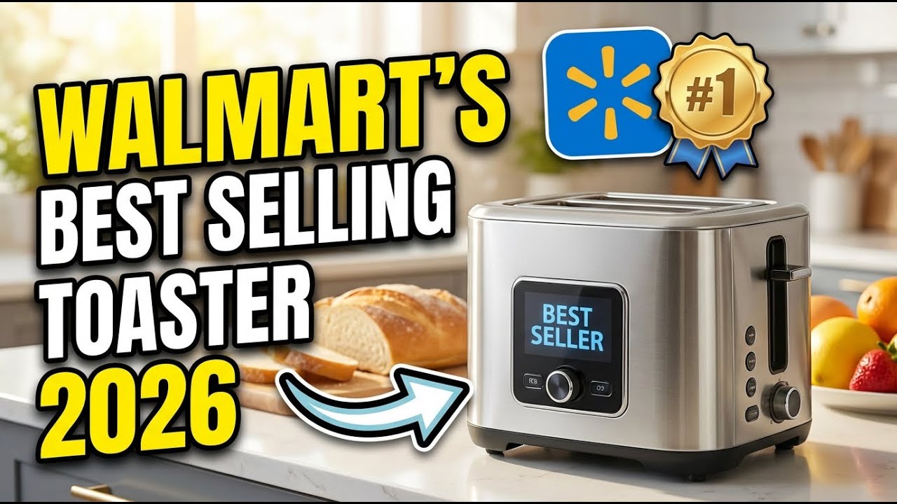 Walmart's #1 Best Selling Toaster 2026 | Beautiful 4-Slice by Drew Barrymore
