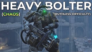 Details Space Marine 2 – Solo Heavy Ruthless Difficulty vs Chaos (Heavy Bolter, Max Level) Update