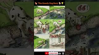 The Greedy Dog Story | Moral Story for Everyone | Life Lesson Shorts 🐕💡#motivation #inspiration