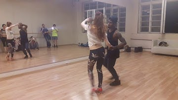 Walter Fernandes and Eugenia Stetcenko - Zouk-Capoeira