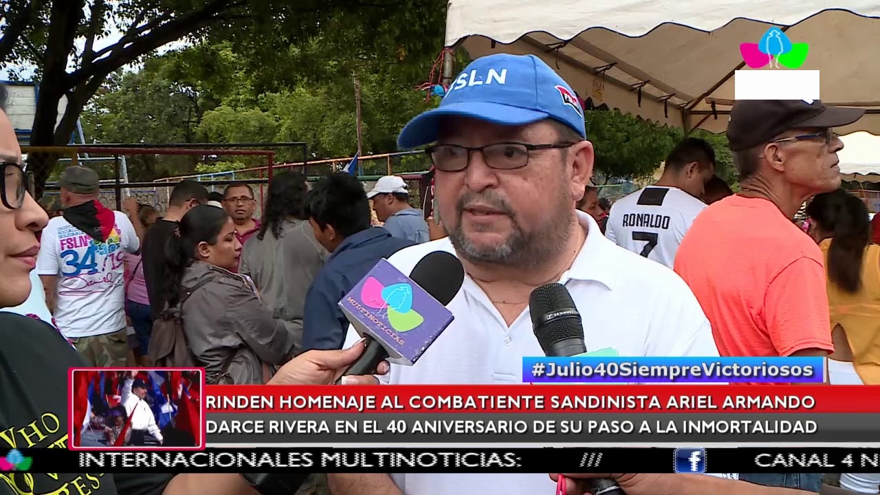 Multinoticias | Rinden homenaje al combatiente sandinista Ariel Armando Darce nicaragua national costume