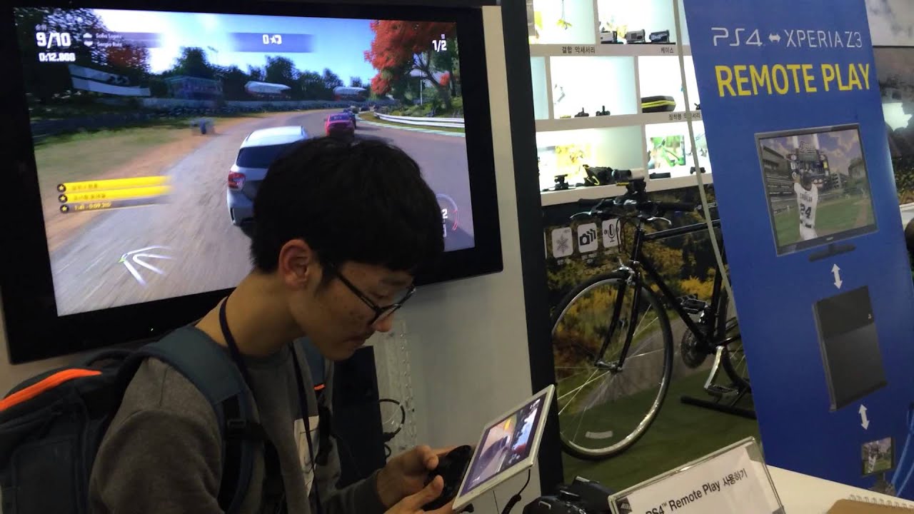 GSTAR 2014 Sony (PlayStation) Booth PlayStation 4 Remote Play