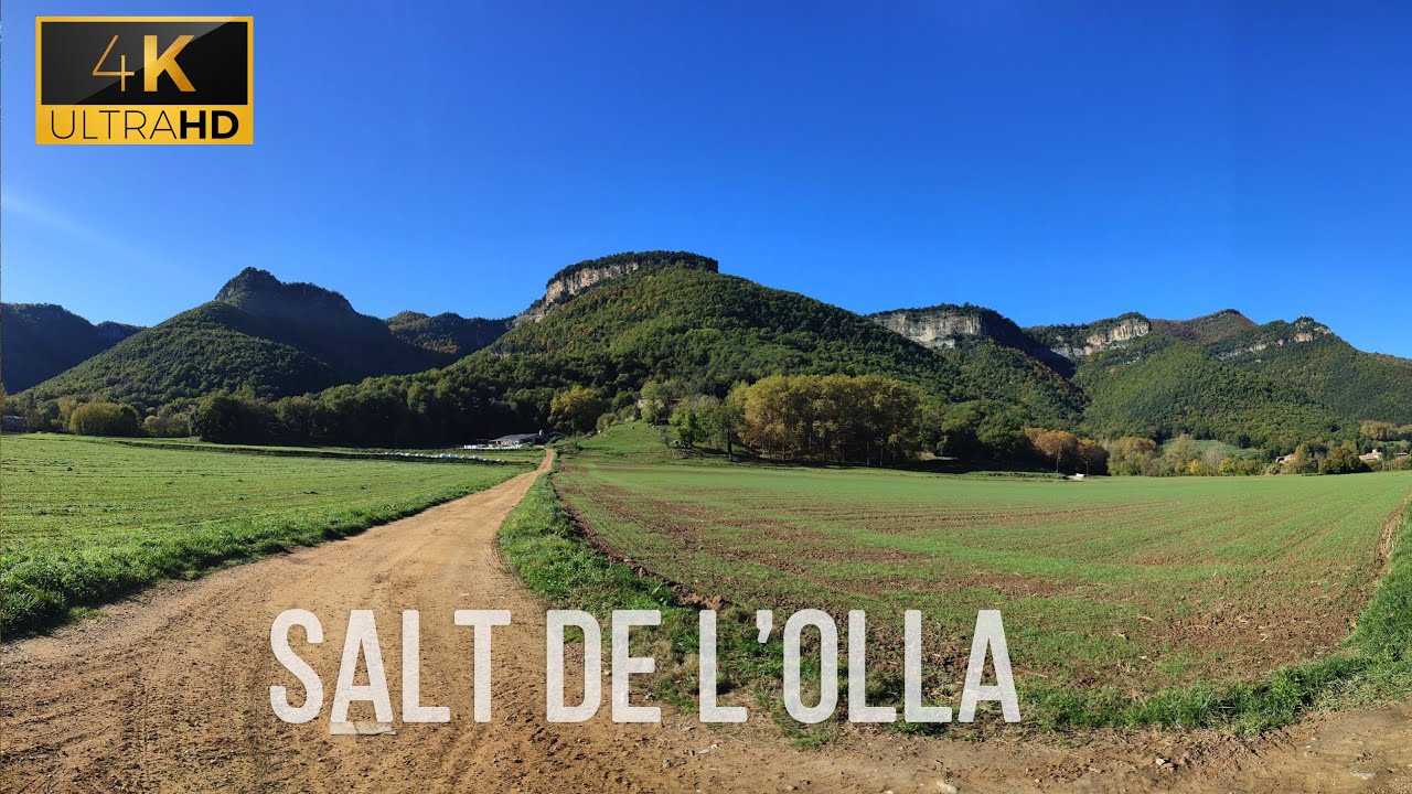 Salt de l'olla 🌳 en otoño 🍁  Vall d'En Bas Garrotxa ⛰️ Pirineos catalanes