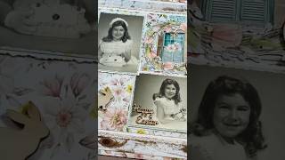 Happy Easter🐇| Scrapbook Layout #shorts #youtubeshorts #scrapbooking