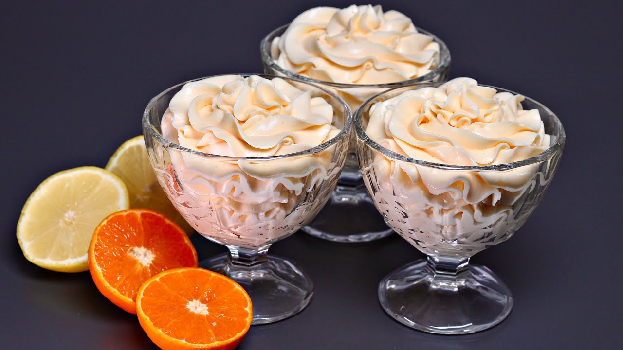 Zitruscreme! So lecker und einfach! Isst in einer Minute! - YouTube Zitruscreme! So lecker und einfach! Isst in einer Minute! - YouTube