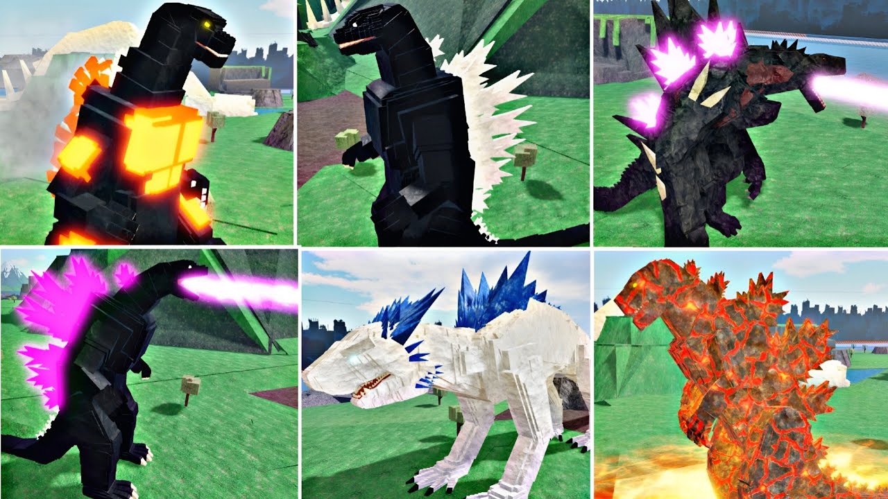 All Gamepass Morphs In Kaiju Devastation RP Update 4.0 | Kaiju Universe | Godzilla Morphs 