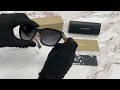 Burberry Sunglasses Model-B4277-F  Color-3757T3 BlackPlaid Grey Polarized Grad Lenses