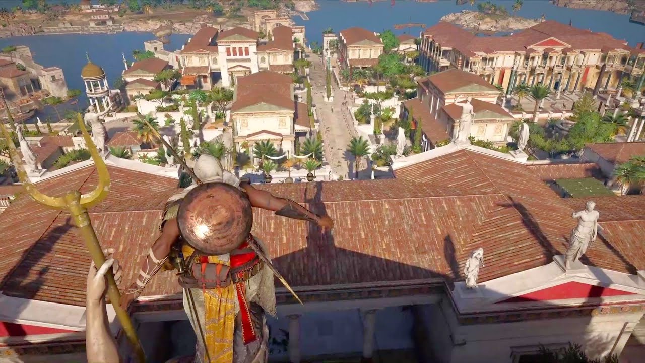 Assassin's Creed Origins Cidade De Alexandria - YouTube