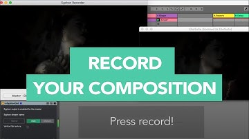EboSuite Quick-tip - How to record your composition