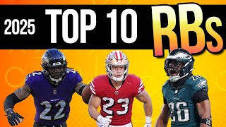 Top 10 Running Backs for 2025 Fantasy Football | Harris Football
