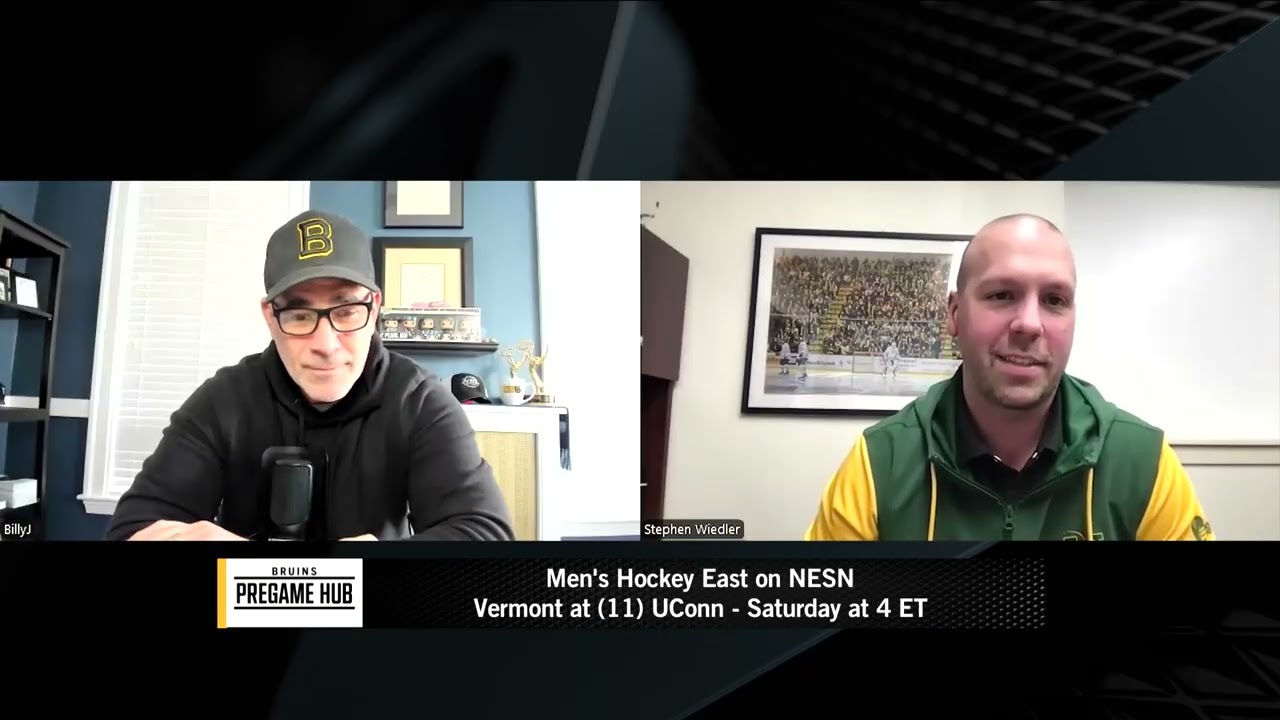 Мужской хоккей: тренер Видлер в предматчевом шоу NESN Bruins (14.01.2026)
