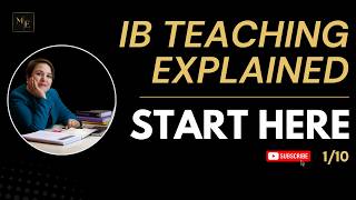 New to IB Teaching? Your Role Has Changed