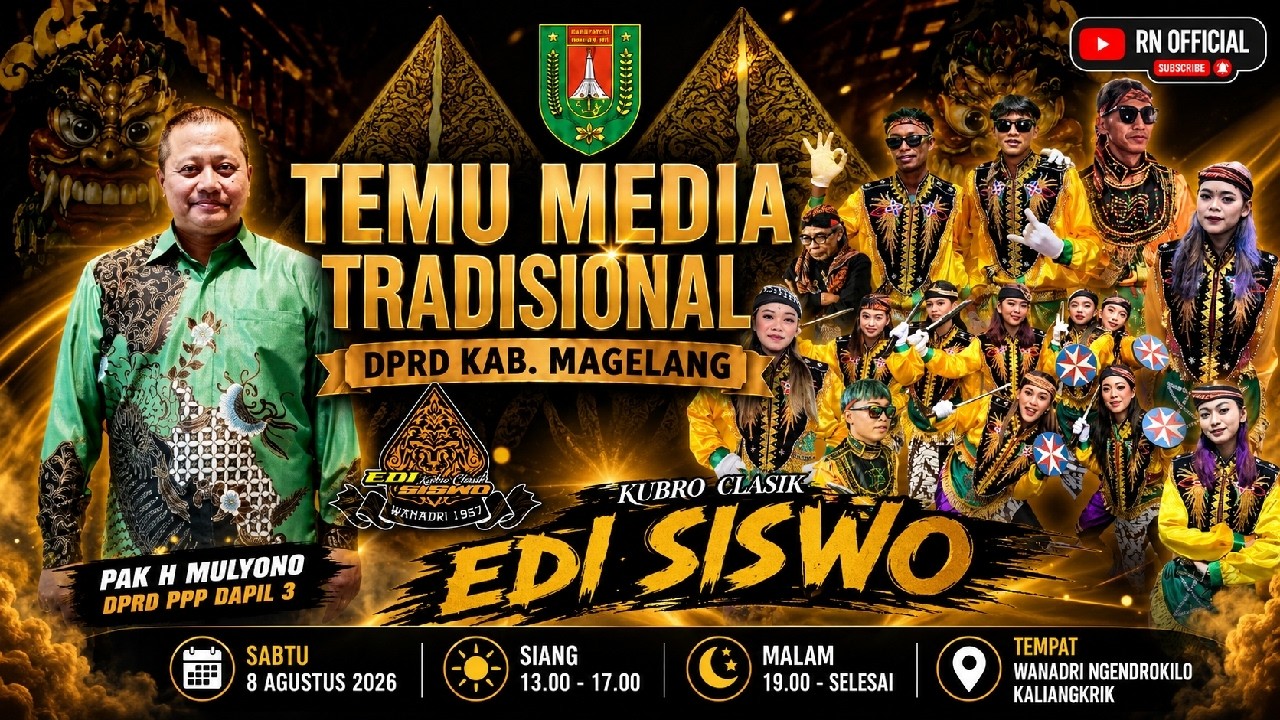 🔴LIVE STREAMING TEMU MEDIA TRADISIONAL DPRD KAB. MAGELANG, LIVE STREAMING NEW EDI SISWO