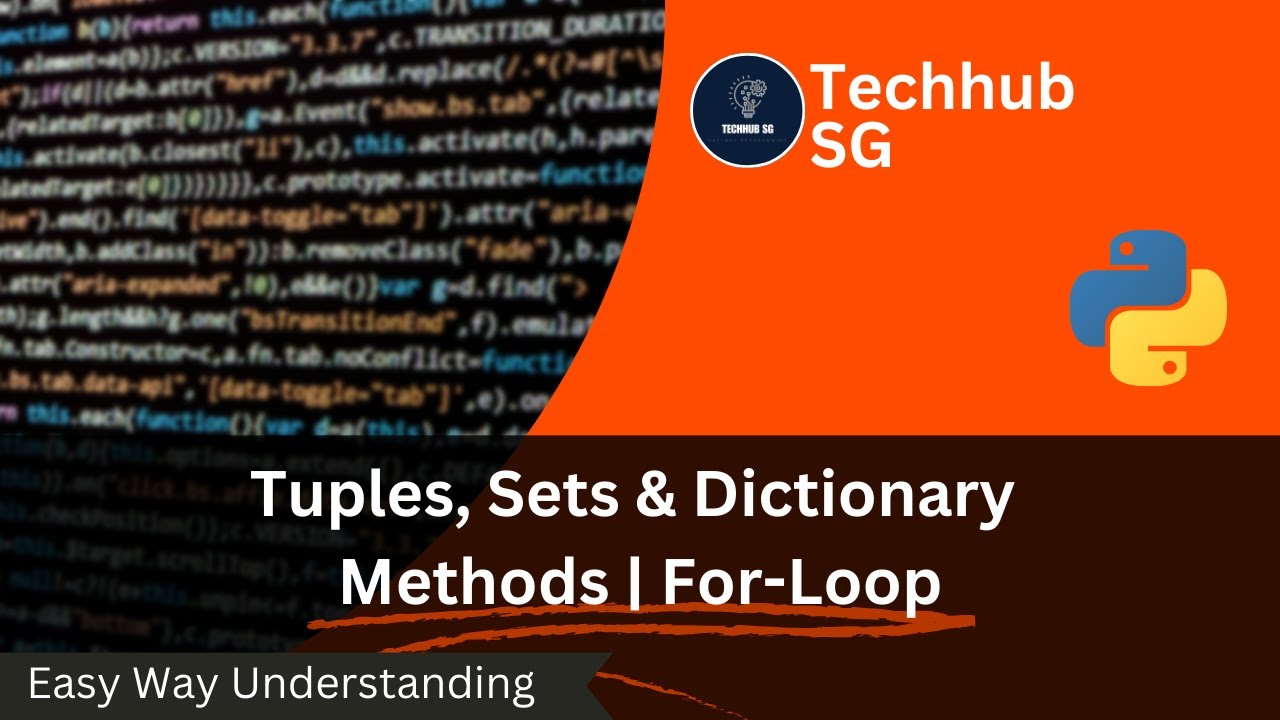 Python Tuples, Sets, Dictionary & for loop Explained | Day 6 - Python for Beginners