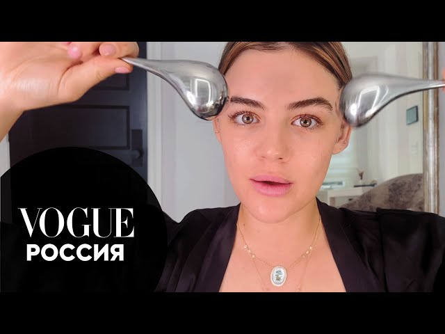 Люси Хейл показывает, как сделать современный голливудский макияж | Vogue Россия